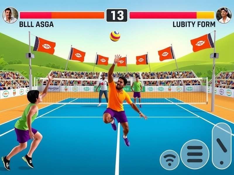 Volley King India gameplay screenshot